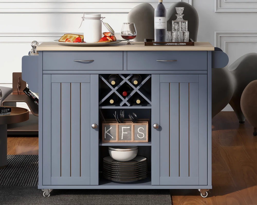 cart on wheels for kitchen